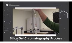 Silica gel column chromatography preparation - scientific research - Video
