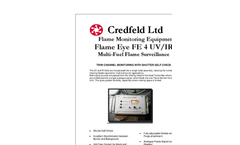 Flame Eye - FE 4 UV/IR Multi-Fuel Flame Surveillance Datasheet