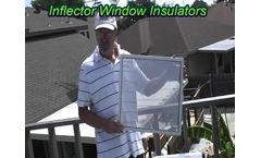 Inflector Window Insulators - Solar Heat Test - 2 - Video
