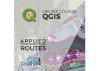 QGIS Course, Route Analysis, finding the shortest path – Online GIS Training