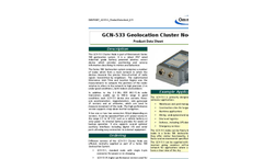 Omnisense - Model GCN-533 - Geolocation Cluster Node - Brochure