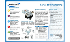 Omnisense - Model 500 Series - One-Pager Positioning System - Brochure