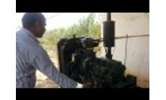 50 Kw Electricity Generation from Biogas using Cow Dung (1000 cubic meter Bio gas Digester)Perf Video