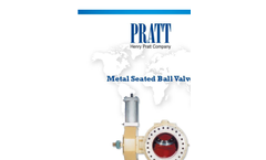 Metal Seated Ball Valve Brochure