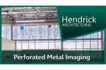 Perforated Metal Imaging - Architectural Sheet Metal Work - Video