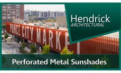 Perforated Metal Sunshades - Architectural Sheet Metal Work - Video