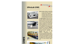 UltraLab - Model UWS - Laboratory Miniature Echo-Sounder - Brochure