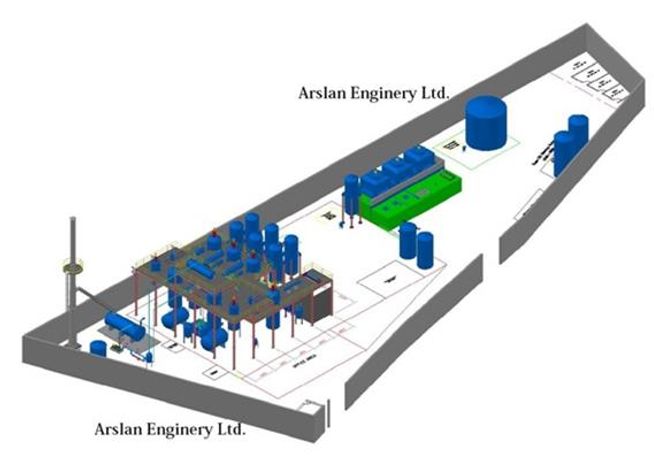 Arslan - Model 733 - Waste used oil recycling plant