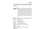 Maltase - Model IA-194 - Native Microorganism &#945;-Glucosidase Brochure