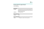 Creative Enzymes - Model PAPER-2211 - Bleaching Enzymes Brochure