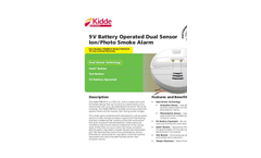 Dual Sensor Smoke Alarms Brochure