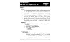 Hydro Gate - Overshot Gates - SpecSheet
