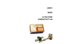 Model 455-63 - Ultra-Pure Water Conductivity Analyzer - User Manual