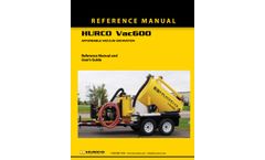 Hurco - Hydro Excavation Vacuum System - Manual