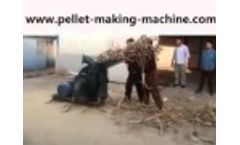 Electric Wood Hammer Mill/Biomass Material Grinding Machine - Video