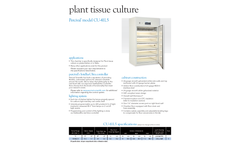 Percival - Model CU-41L5 - Plant Tissue Culture Chamber Brochure
