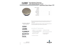 IPEX Floway™ - Polypropylene Floor Drains - Data Sheets