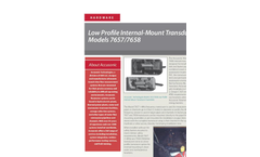 Models 7657/7658 - Low Profile Internal-Mount Transducers Brochure