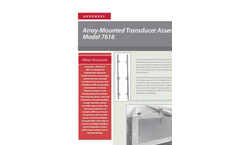 Accusonic - Model 7616 - Array-Mounted Transducer Assembly Brochure