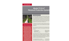Accusonic - Model 7510+P - Penstock Protection System- Brochure