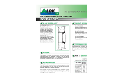 Inserta-LOK - Flexible Pipe to Manhole Connector Brochure