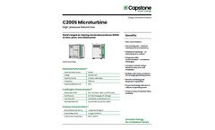 Capstone - Model C200S - Microturbine Power Generation Systems Brochure