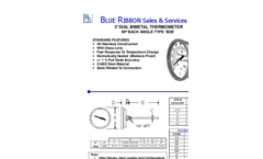 B2B Thermometer spec sheet (PDF 214 KB)