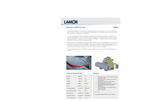 Lamor - Model Multimax LAM 50 - Brush Chain-Type Free-Floating Oil Skimmer - Technical Specification