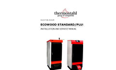 Ecowood Standard - Model 25 - 100 kW - Solid Fuel Boiler - Brochure
