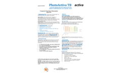 PhotoActiva - Model TB - Transparent Waterborne Photocatalytic Dispersion - Datasheet