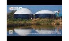 Double Membrane Biogas Holder Project for Cassava Factory in Thailand Video