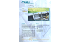 Grande - Model ACU-TIP - Tipping Bucket Sediment Flushing System - Brochure