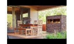Outdoor Lifestyles Palazzo Gas Fireplace - Video