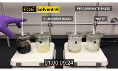 Removing Solid Asphalt Via Vapor Phase with FQE Solvent-H - Video