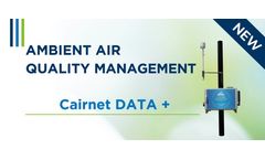 ENVEA presents Cairnet DATA+ mini-station for air quality monitoring