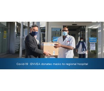 ENVEA have donated respirator masks to Poissy-Saint-Germain-en-Laye inter-municipal hospital (Paris area).