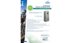 ENVEA - SM-5 mercury CEMS - Total Mercury Emissions Monitor in Stack Flue Gases - Brochure