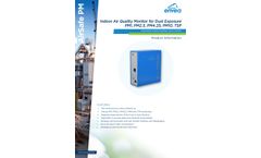 AirSafe PM - Indoor Air Quality Monitor for Dust Exposure for PM1, PM2.5, PM4.25, PM10, TSP - Datasheet