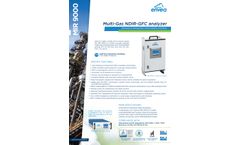 ENVEA - Model MIR 9000 - Multi-Gas NDIR-GFC Analyzer  - Datasheet