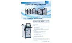 DeNOx Mini-Cabinet Engine Gas Analysis Systems Brochure