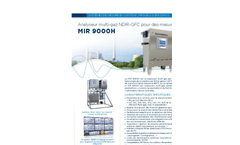 ENVEA - Model MIR 9000 CLD - Multi-Gas NDIR-GFC Analyzer - Brochure