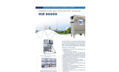 MIR 9000H Heated Multi-Gas Infra-Red GFC Analyzer for stack emissions and DENOX applications - Brochure