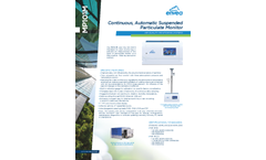 MP101M Continuous, Automatic Suspended Particulate Monitor - Datasheet