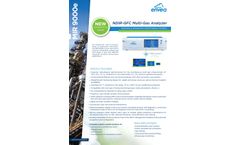 MIR 9000e NDIR-GFC Multi-Gas Analyzer for stack emission monitoring and process raw gas monitoring - Datasheet