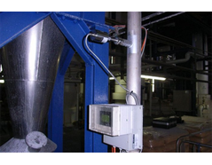 Continuous volume measurement in free fall for the filling of salts - Case Study
