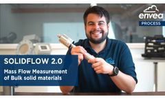 Solids Mass Flow Measurement - SolidFlow 2.0 - ENVEA - Video