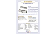 PT Limited - Model PT1000 - Aluminium Single Point Loadcell (3kg - 250kg) - Datasheet
