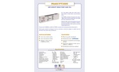 PT Limited - Model PT2000 - Aluminium Single Point Loadcell - Datasheet