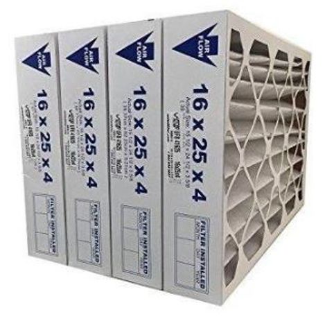 Model 16x25x4 MERV 8 - 4 Pack - 4 Inch Furnace Filters