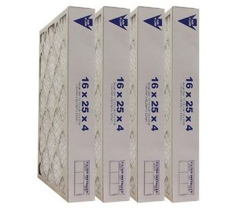 Model 16x25x4 Merv 11 - 4 Pack - 4 Inch Furnace Filters